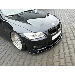 Накладка сплиттер на передний бампер на BMW 3 E92 / E93 M-Pack рестайл